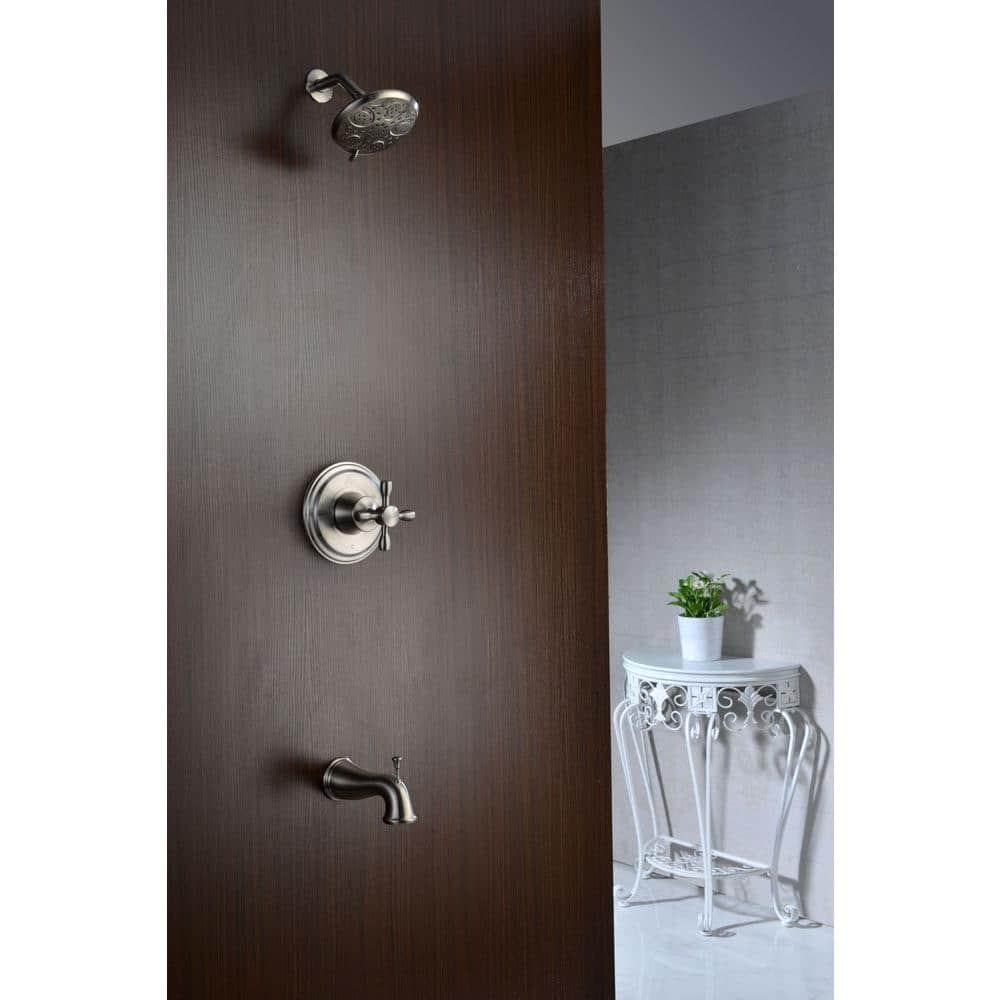 Anzzi Sh-Az034 Mesto Tub And Shower Trim Package - Nickel