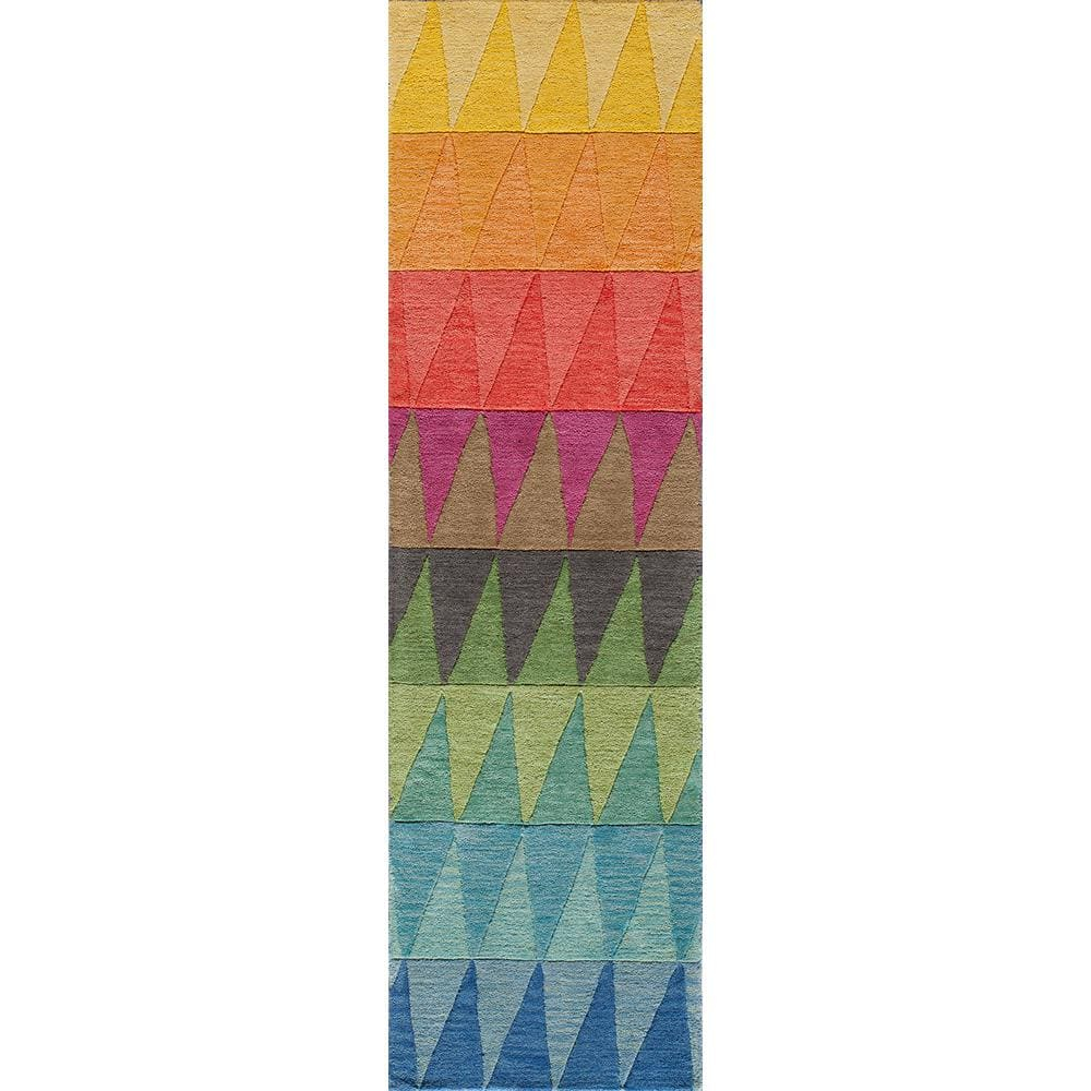 Momeni Rugs Delhi Collection Area Rug, 2'3" x 8' - Runner, Multicolor Red