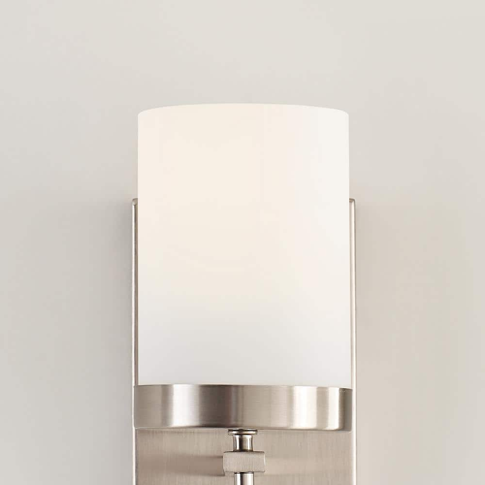 4190301EN3-962 One Light Wall/Bath Sconce, Brushed Nickel