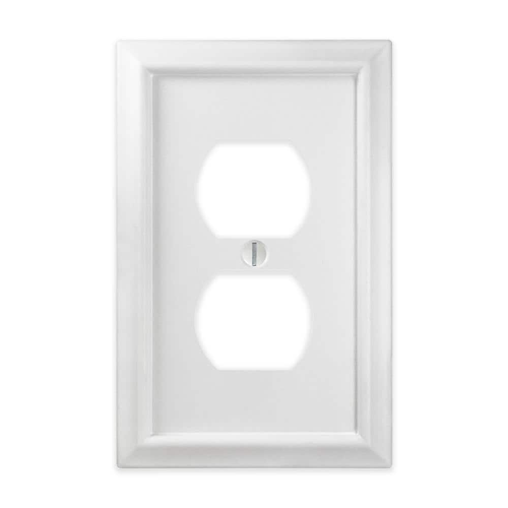 Amerelle 2 Gang Standard Annabelle Duplex Outlet Plate