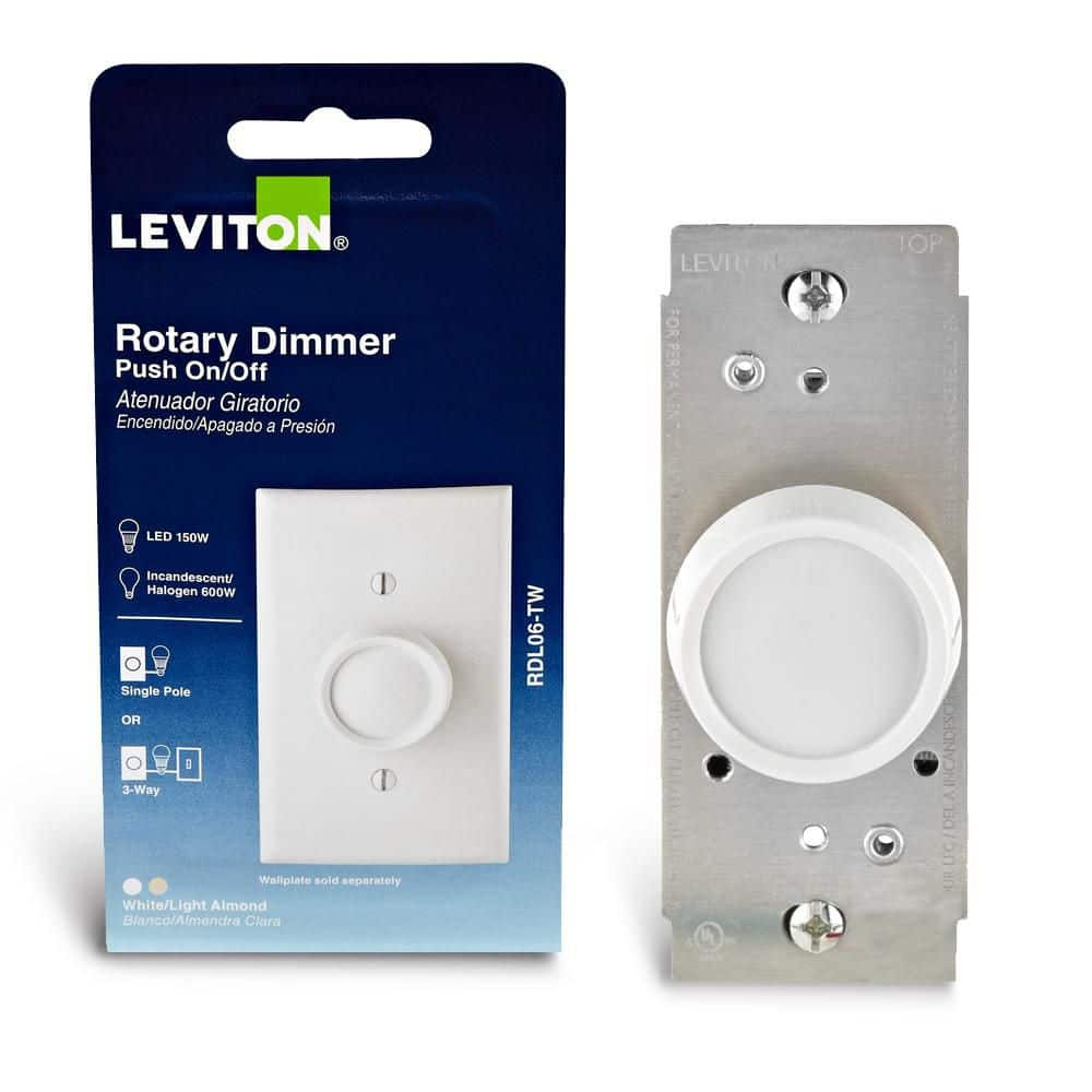 Tamper Resistant Rotary Single Pole Dimmer