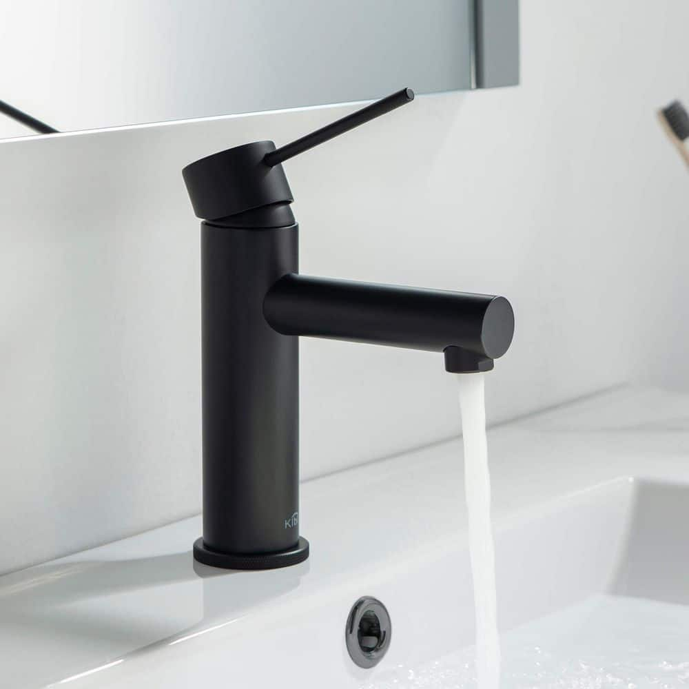 Kibi Circular X Single Handle Bathroom Vanity Sink Faucet