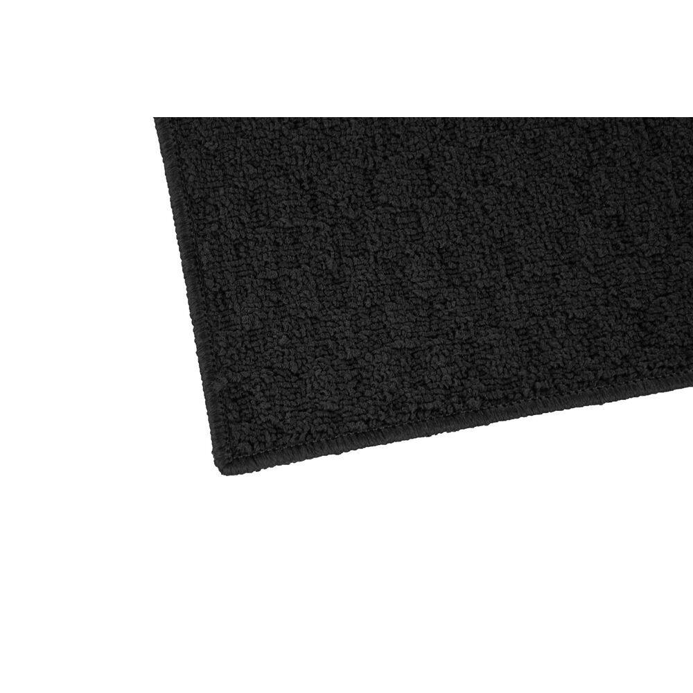Garland Rug Town Square Polypropylene Indoor Rug Set, 3 Piece (2'x5',3'x4', 5'x7') Black
