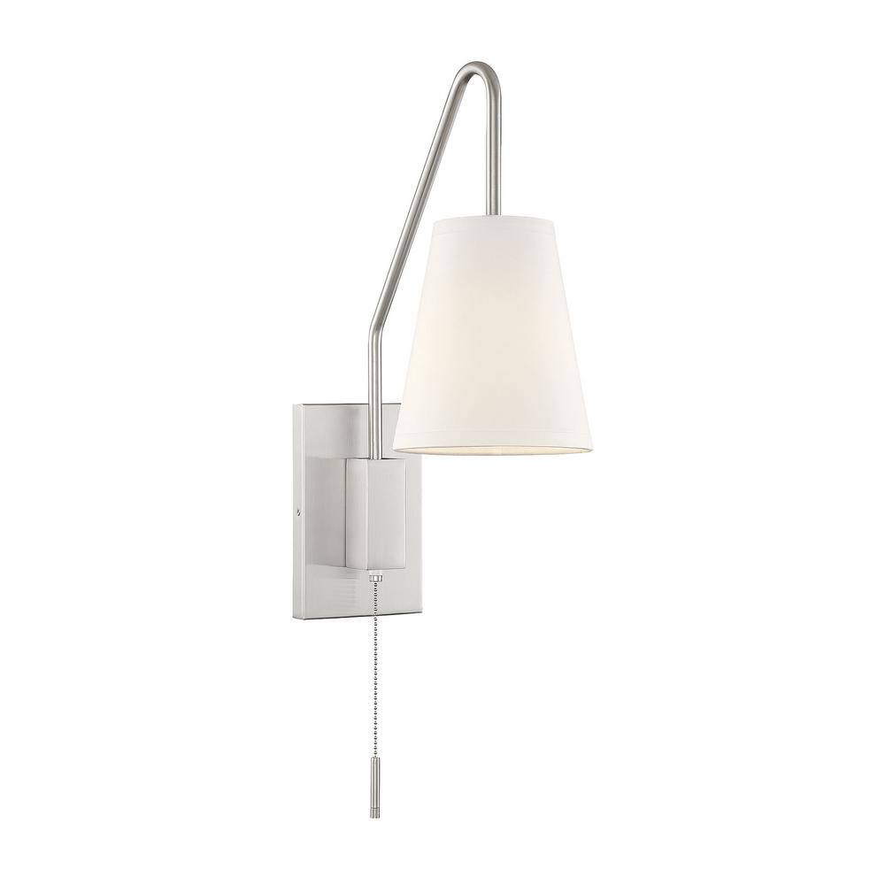 Savoy House Owen 1 - Light Swing Arm Lamp in  Satin Nickel