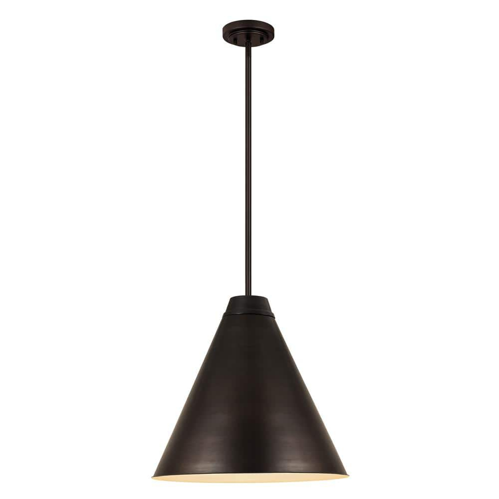 Z-Lite Eaton 1 - Light Pendant in  Matte Black