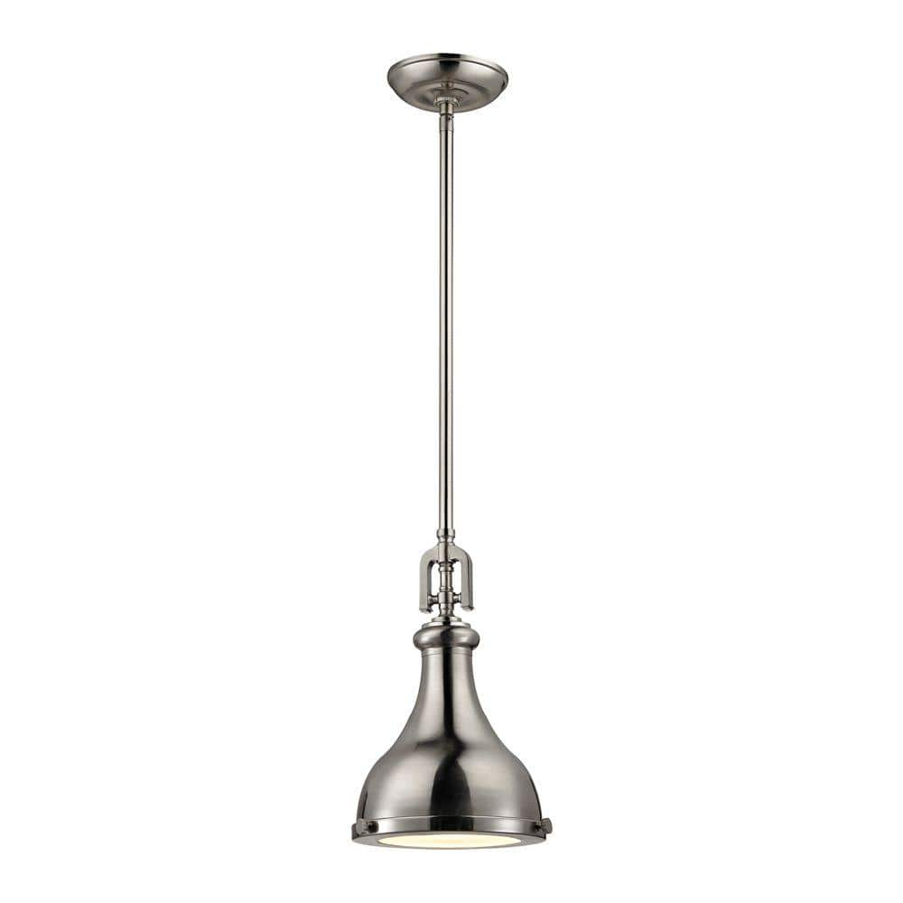 Elk Home Rutherford 1 - Light Pendant in  Brushed Nickel