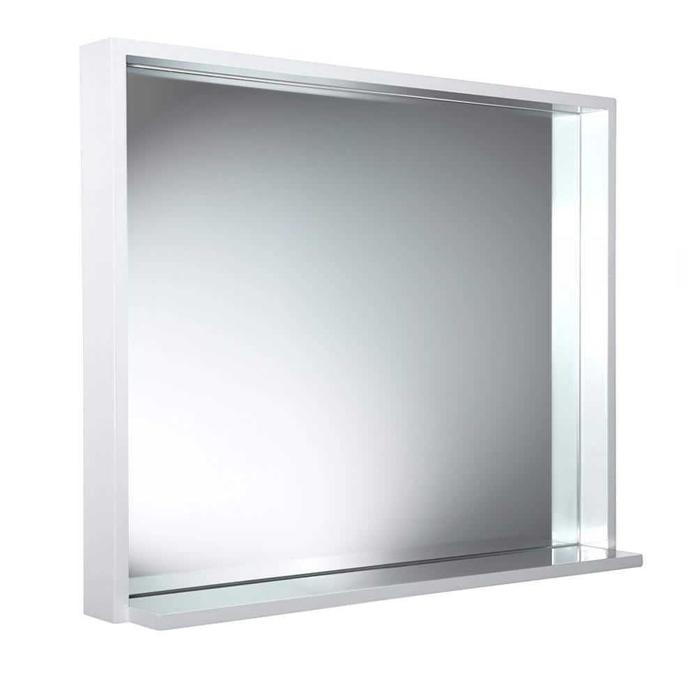 Fresca Fmr8136 Allier 35-1/2" W X 25-1/2" H Rectangular Framed Bathroom Wall Mirror -