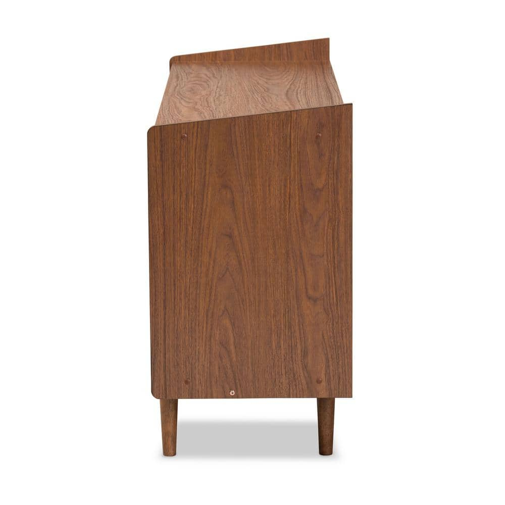 Halden Wood 2 Door Dining Room Buffet Brown/Gray - Baxton Studio
