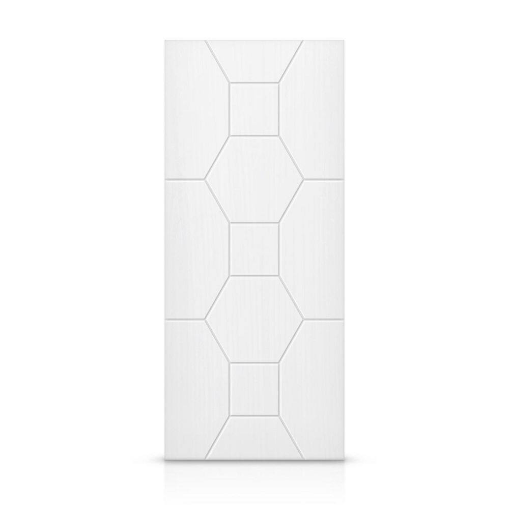 Calhome Hollow Paneled Painted Slab Door