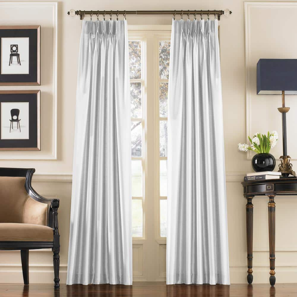 Curtainworks Marquee 108" Single Panel Curtain, White, Adult