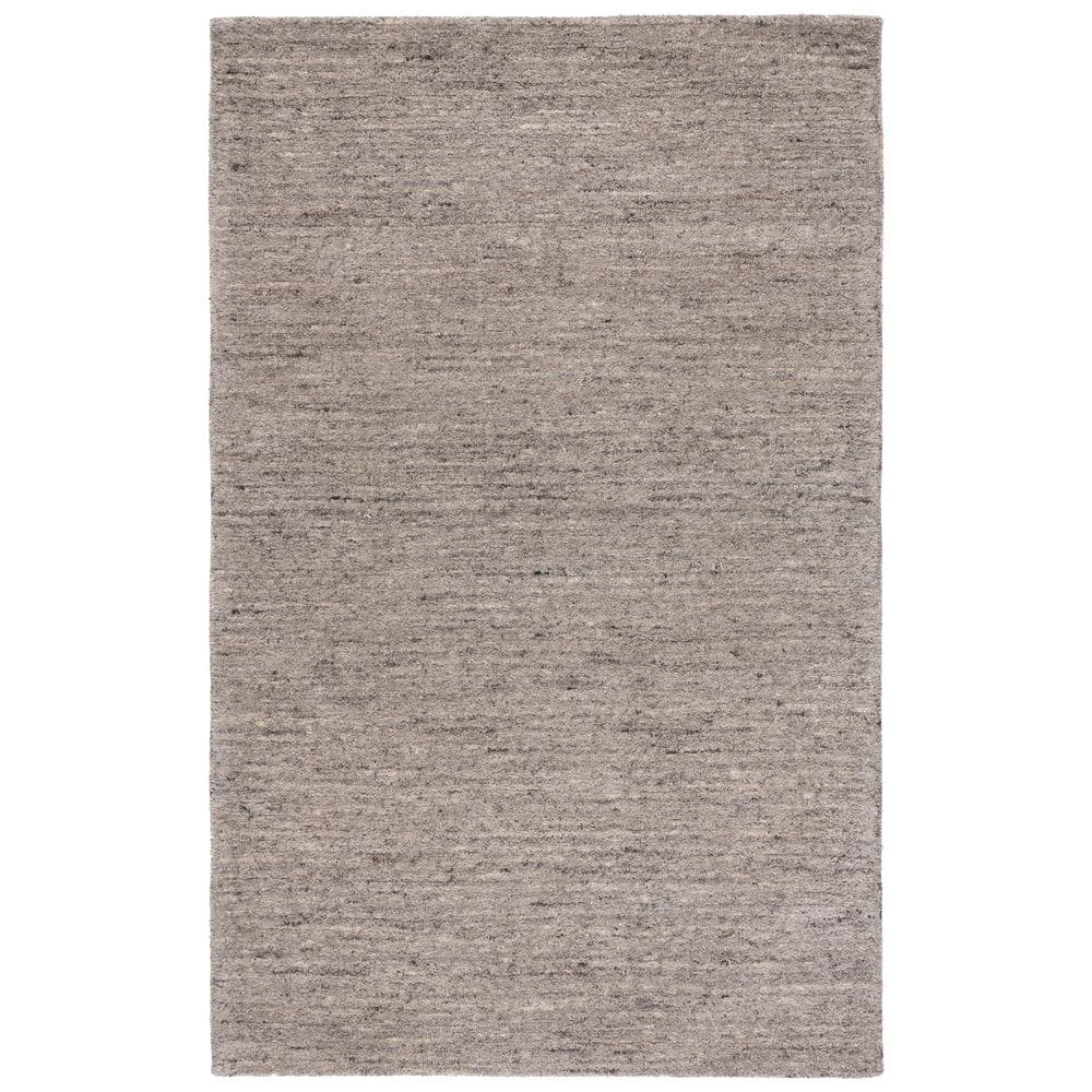 SAFAVIEH Himalaya Flanagan Solid Area Rug, Light Grey, 4' x 6'