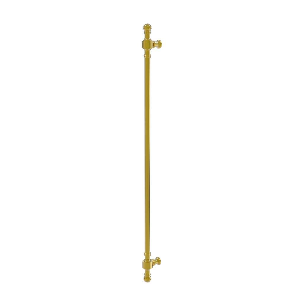 Polished Brass 18-Inch Beaded Refrigerator Pull