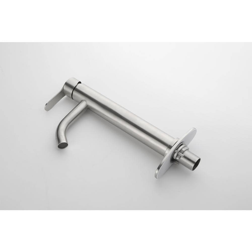Bathroom Sink Vanity Faucet Single Handle Brushed Nickel Modern RV Faucet Deck Mount 1 Hole or 3 Holes