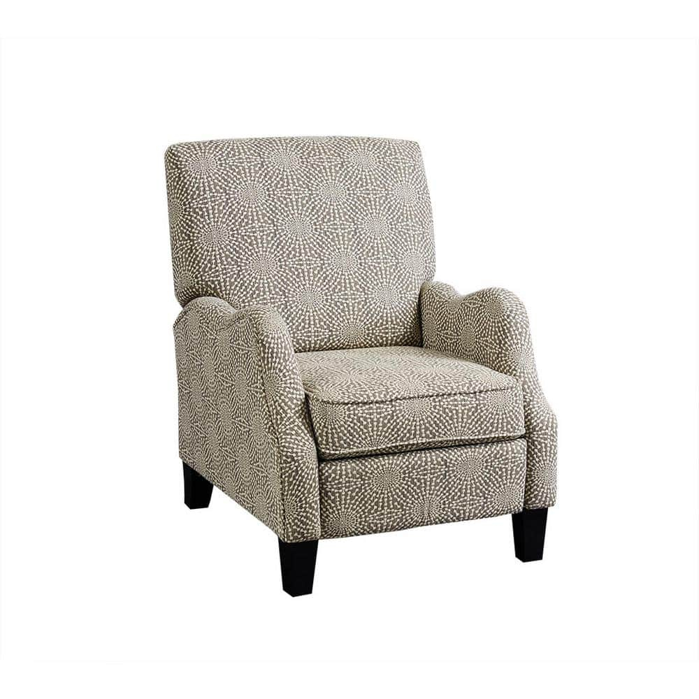 Hoffman Push Back Recliner Beige Multi See below