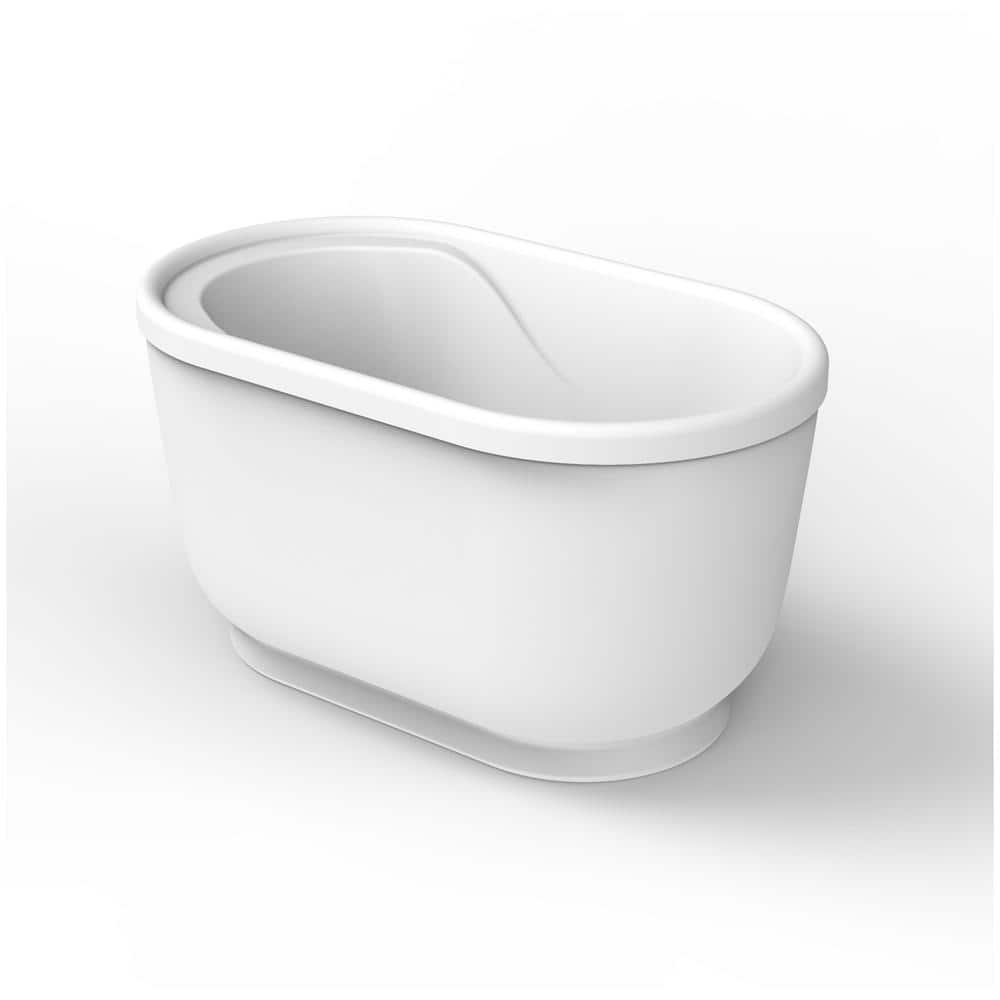 47'' x 29.5'' Freestanding Soaking Acrylic Bathtub
