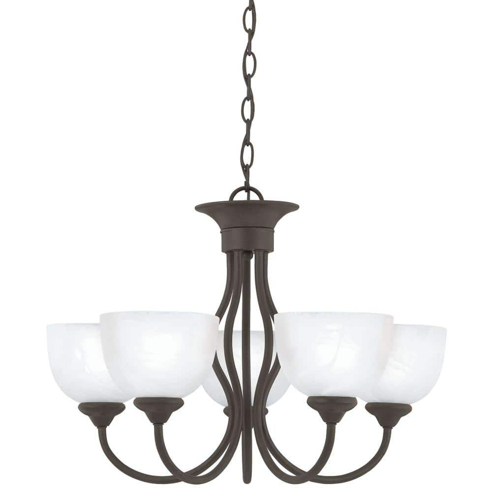 Elk Home Tahoe 5 - Light Chandelier in  Painted Bronze