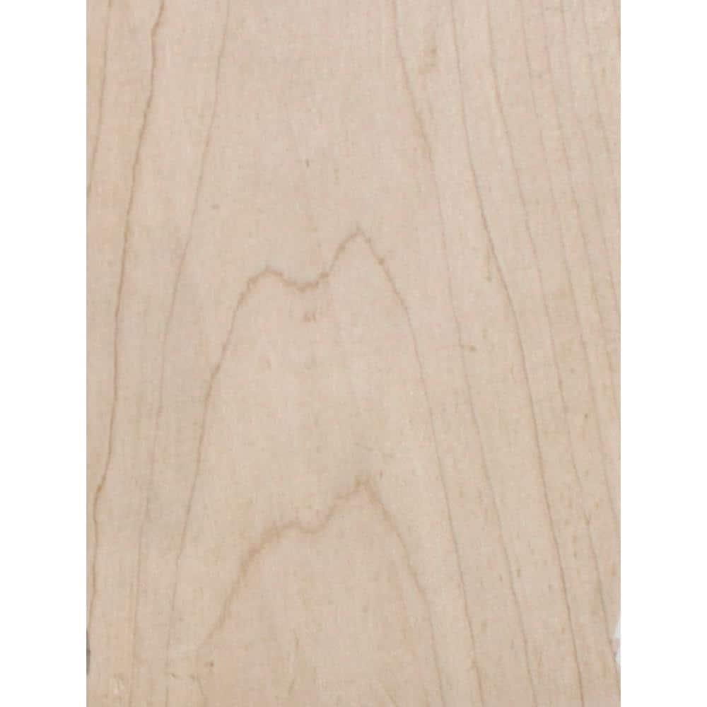 Architectural Products by Outwater L.L.C. 5-3/4 in x 31 in x 5/8 in Unfinished Hand Carved Solid Hard Maple Wood Onlay Acanthus Wood Applique