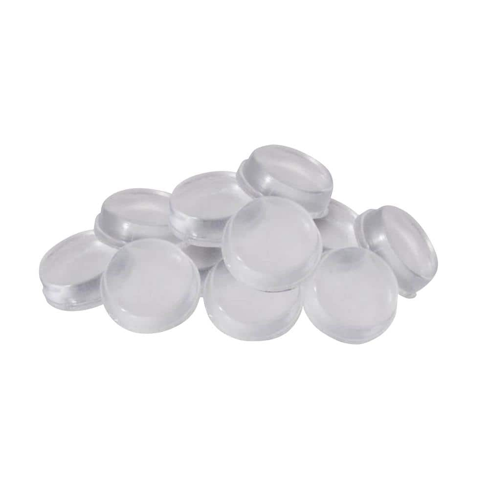 Rok Flat Head Door, Drawer, & Furniture Bumpers 0.375" Diameter, 120 Pack