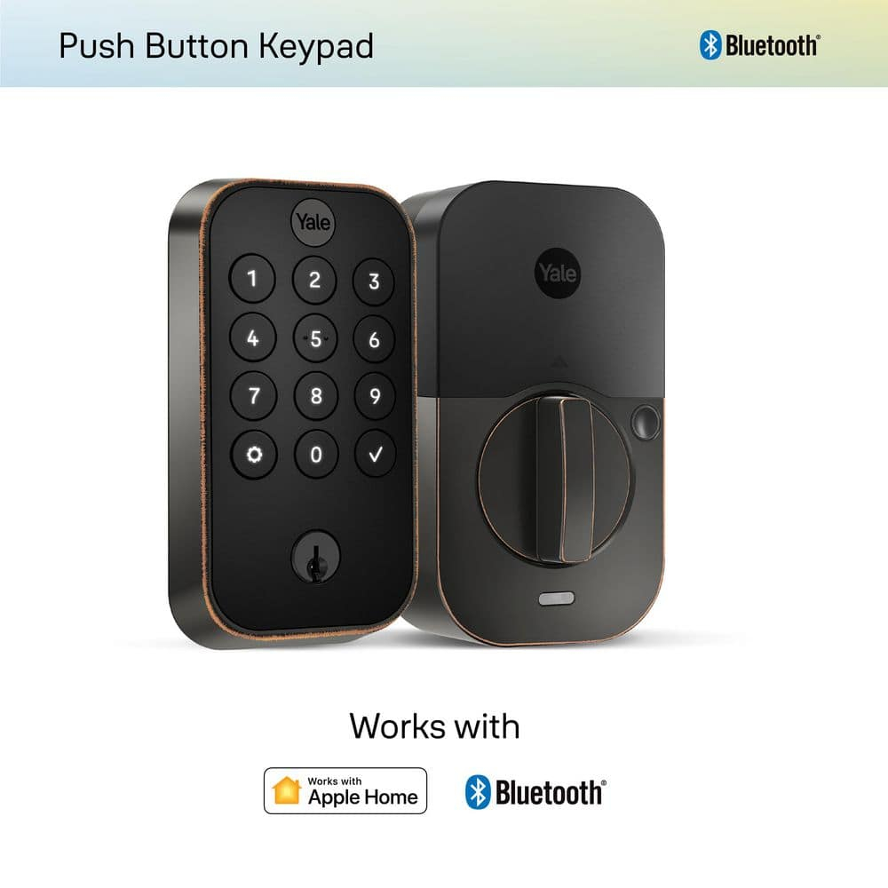Yale Yrd410 Assure 2 Keypad Single Cylinder Keyless Entry Deadbolt - Bronze