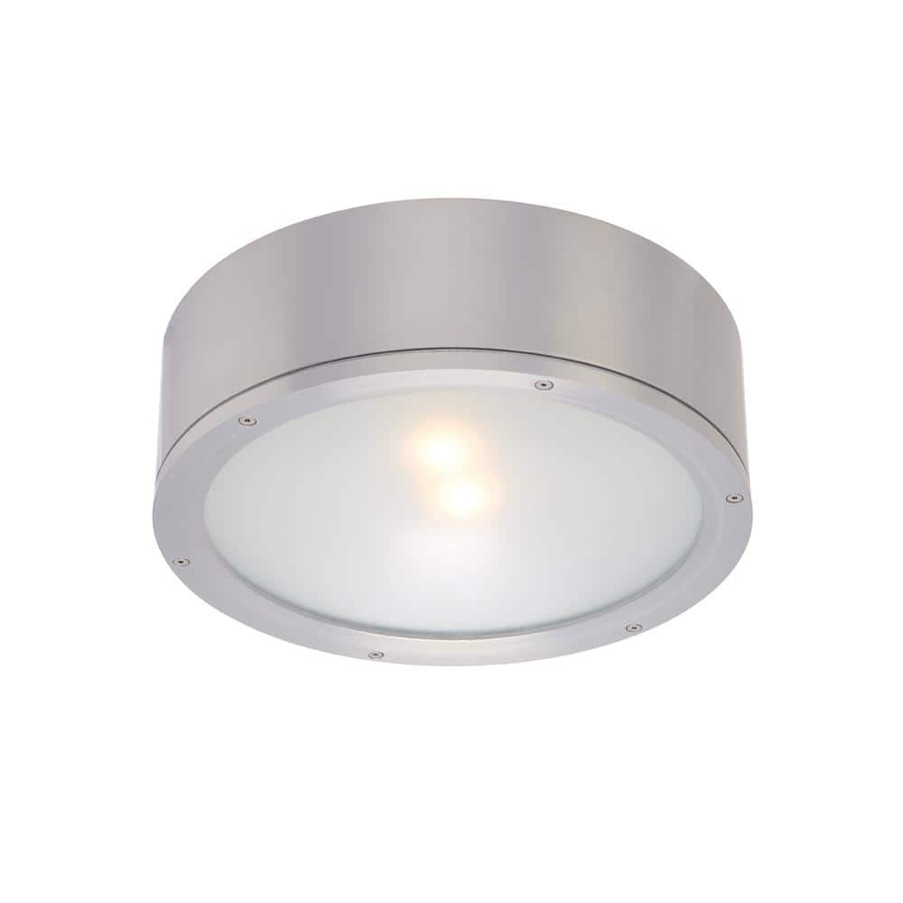 Wac Lighting Fm-W2612 Tube 12" Wide Indoor / Outdoor Led Flush Mount Ceiling Fixture -