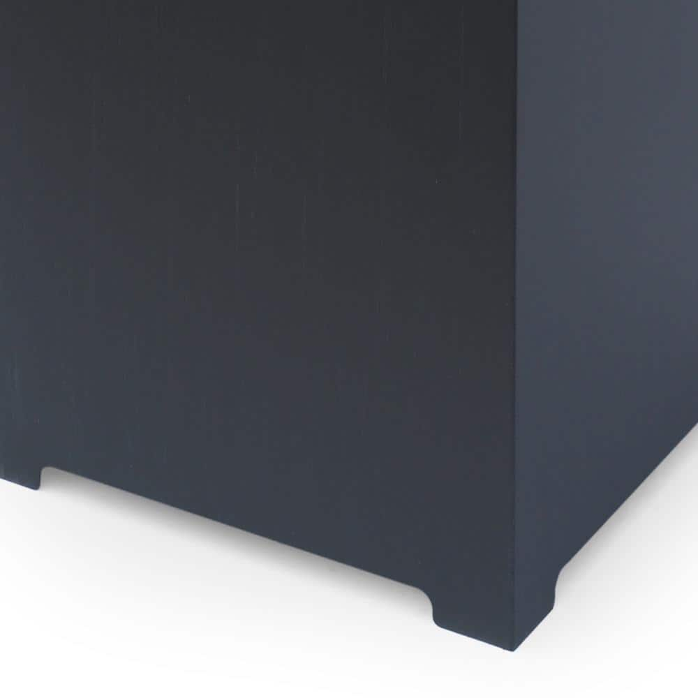 Outdoor Iron 40 Inch Square Fire Pit - 50,000 BTU,Dark Grey