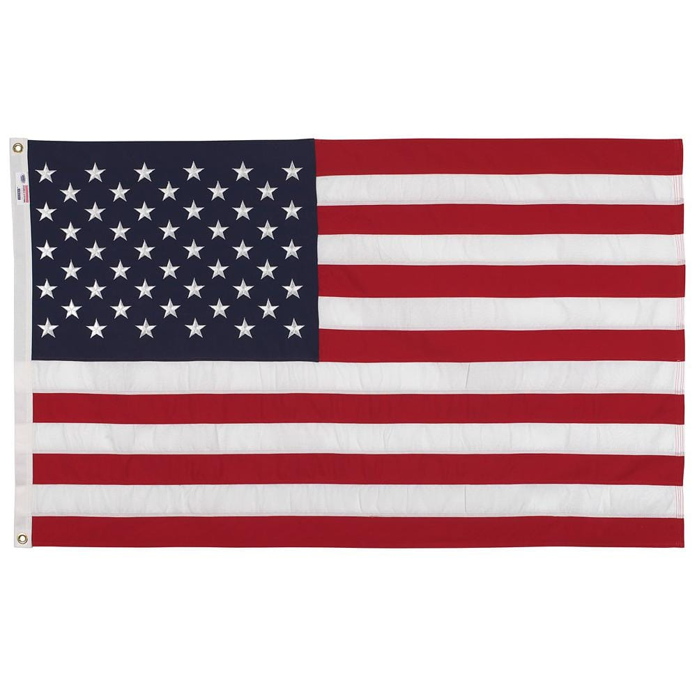 All-Weather Outdoor U.S. Flag, 72" x 48", Heavyweight Nylon