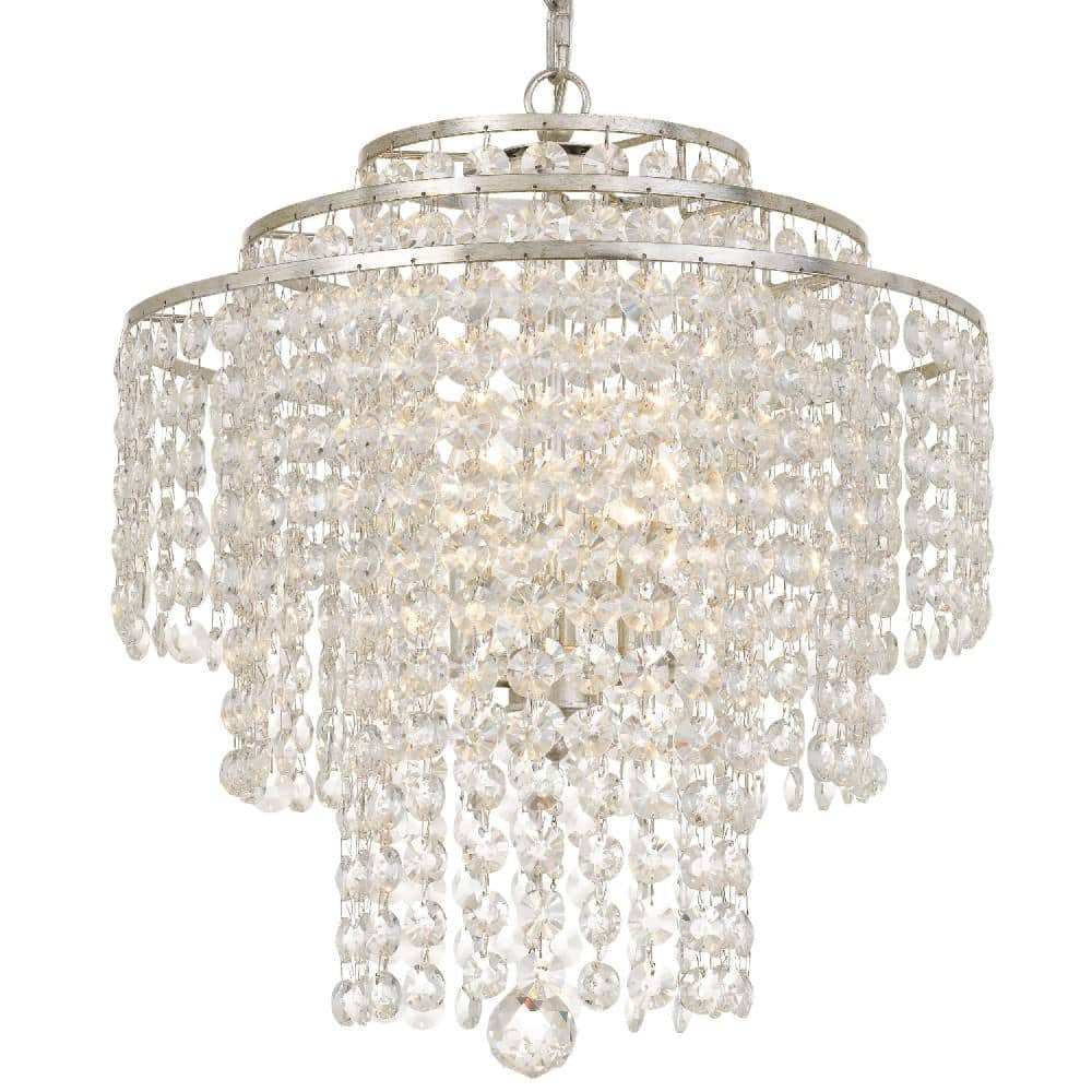 Crystorama Lighting - Four Light Chandelier - Chandelier - Arielle - Three Light