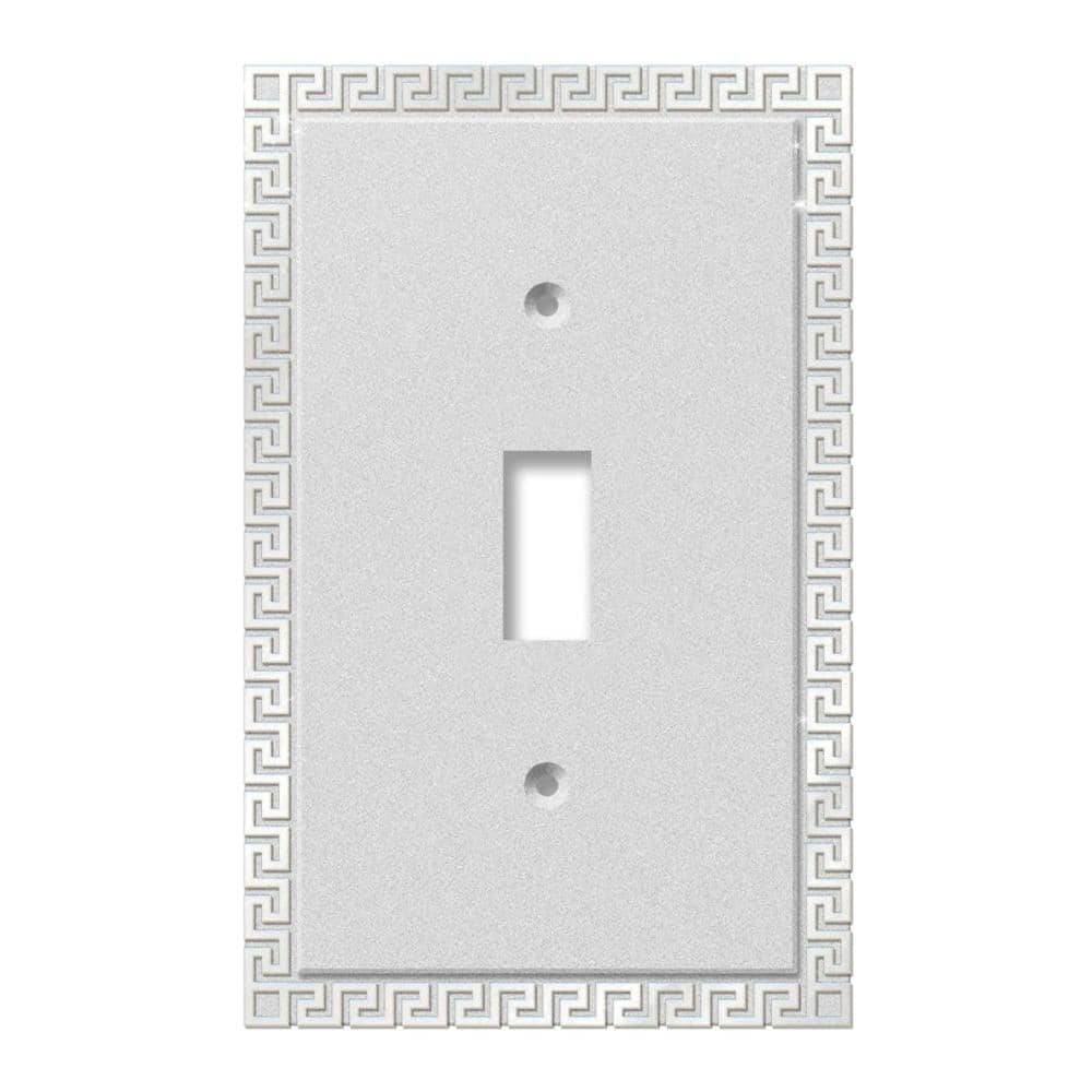 Greek No Subject 1 - Gang Toggle Light Switch Standard Wall Plate