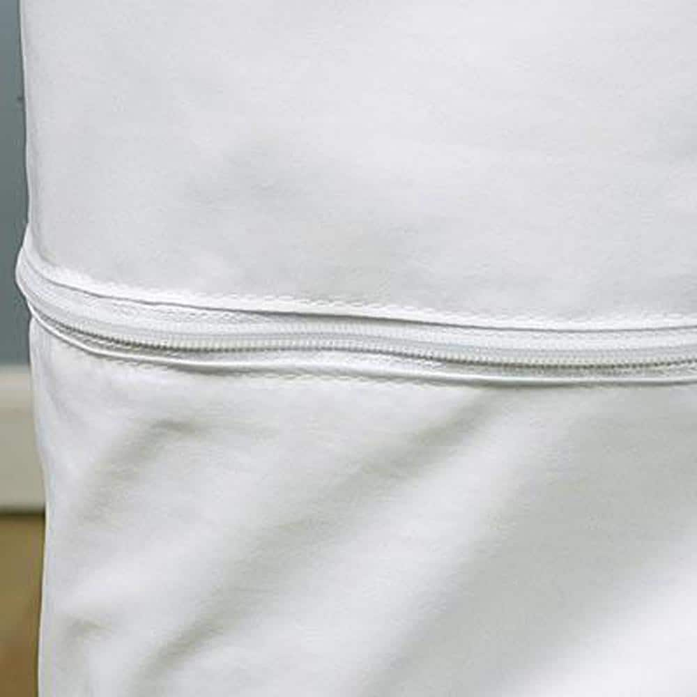 Resort Bed Bug, Dust Mite and Allergen Proof Pillow Encasement Zip Cover 9'' Depth