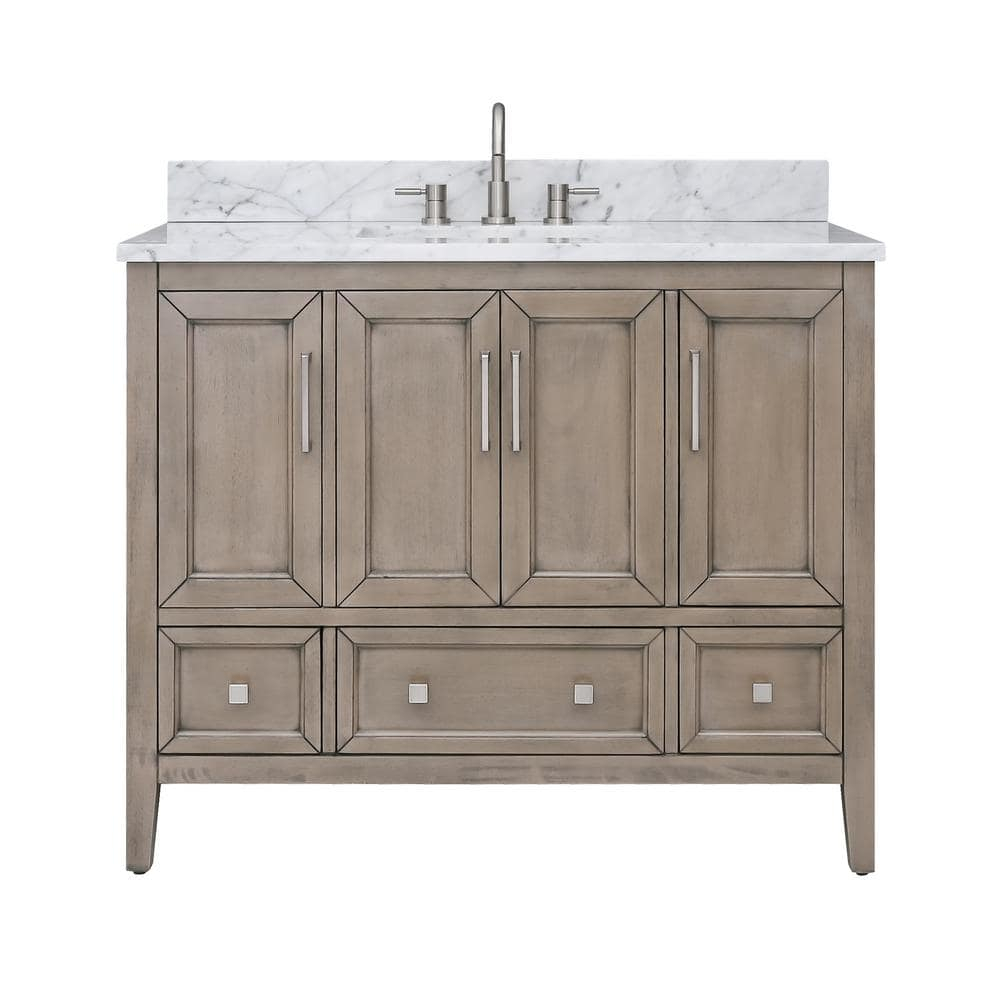 Avanity Everette-Vs43-Wd-C Everette 42" Single Basin Vanity Set - MultiColor