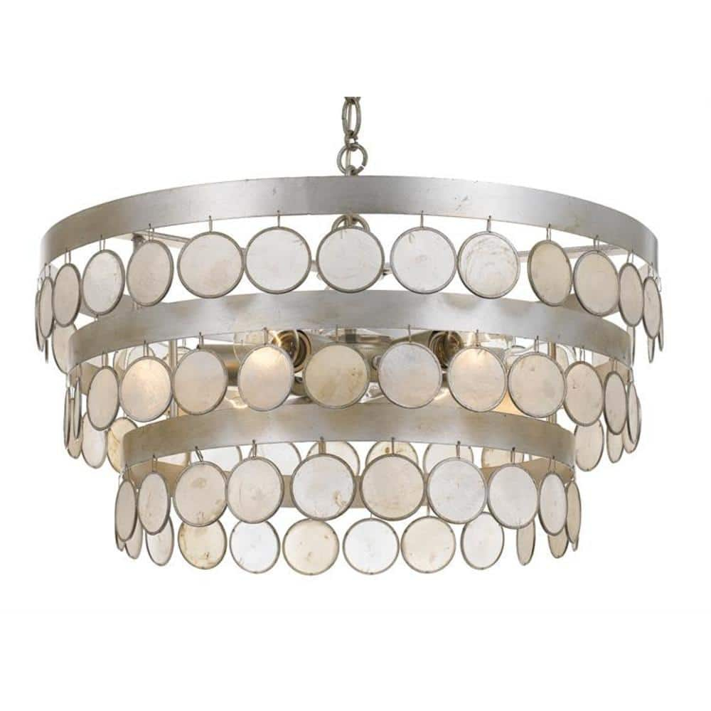 Crystorama Lighting - Six Light Chandelier - Chandelier - Coco - Six Light
