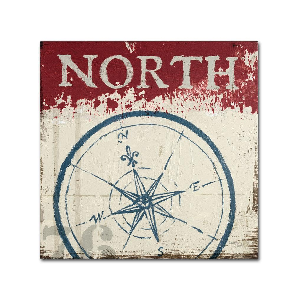 Trademark Fine Art "Nautical I Red" Canvas Art by Wellington Studio