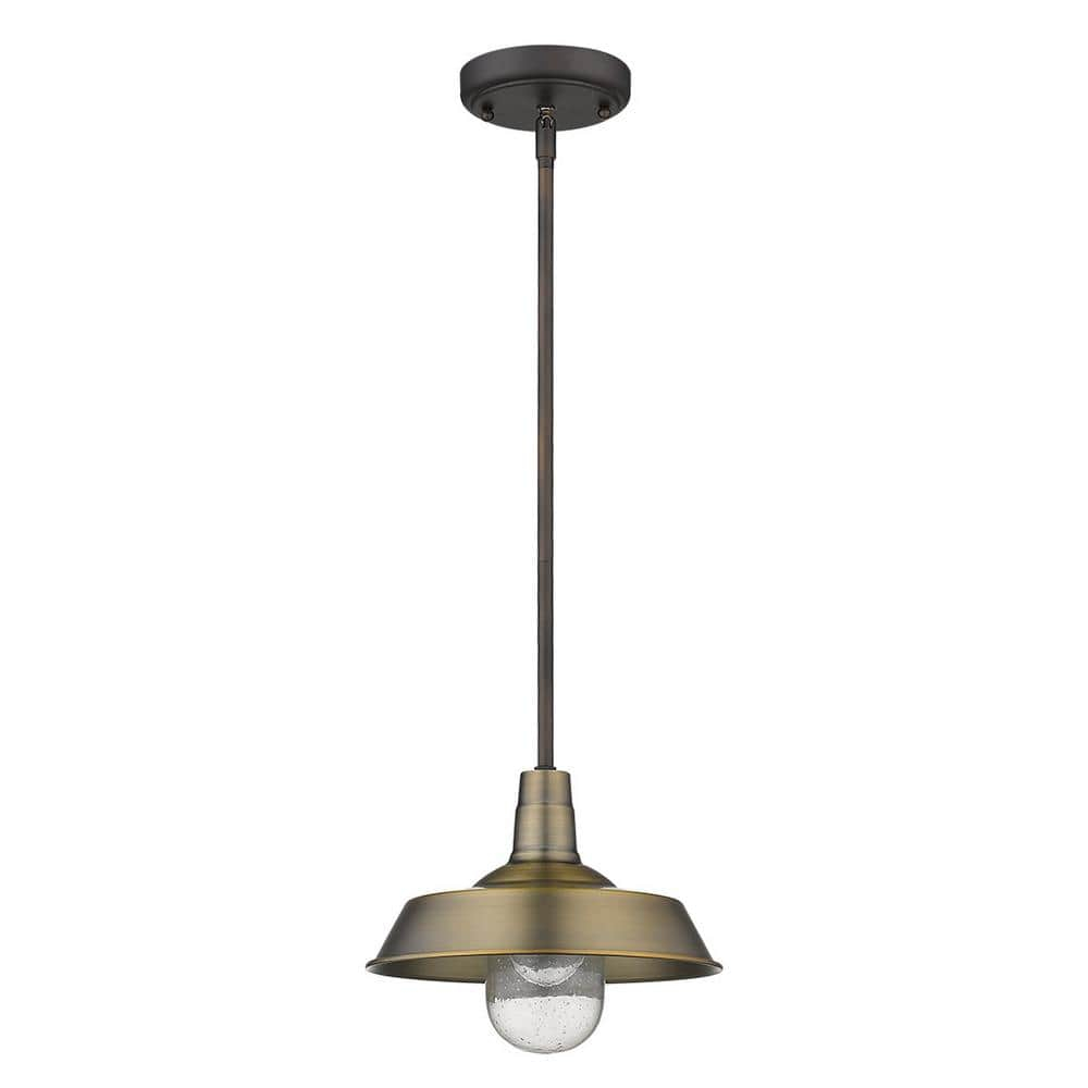 Acclaim Lighting Burry 1 - Light Pendant in  Antique Brass