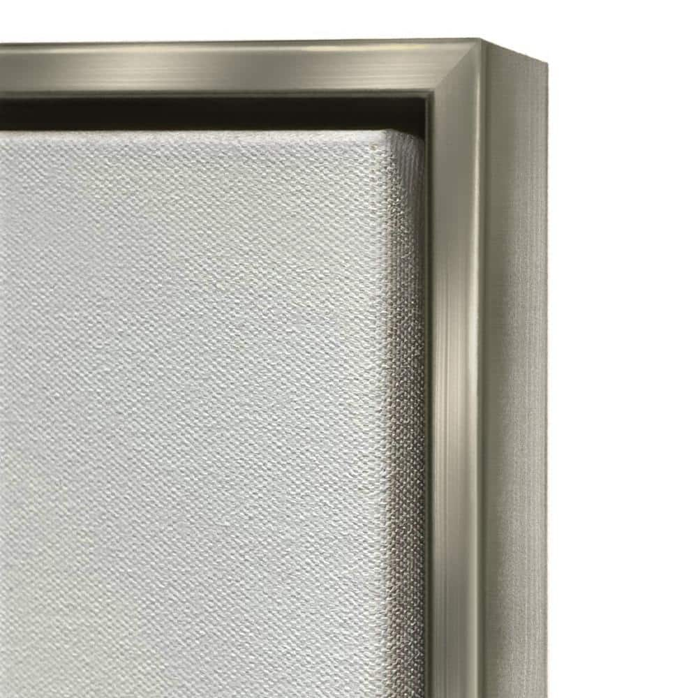 Stupell Industries Fashion Feline Jewelry And Makeup Cat Luster Gray Framed Floating Canvas Wall Art, 16x20, by Coco de Paris