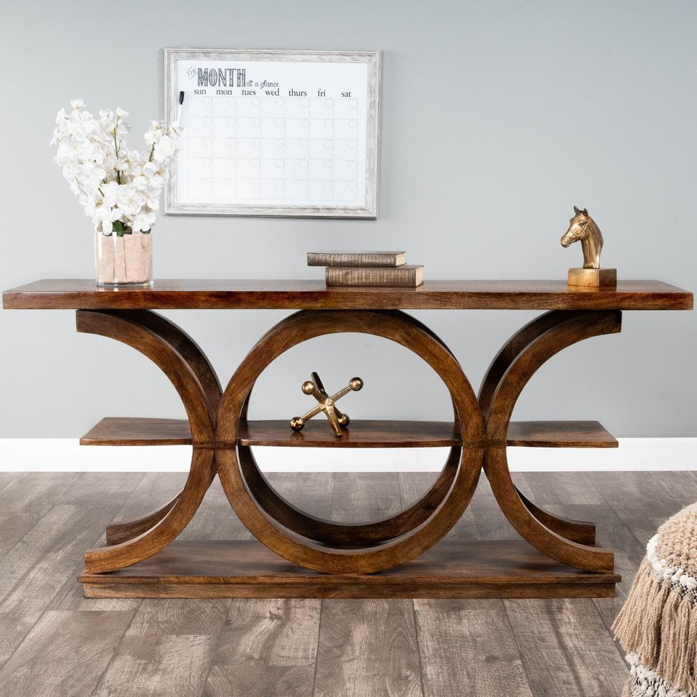 Butler Specialty Company Stowe Solid Wood Console Table - Brown