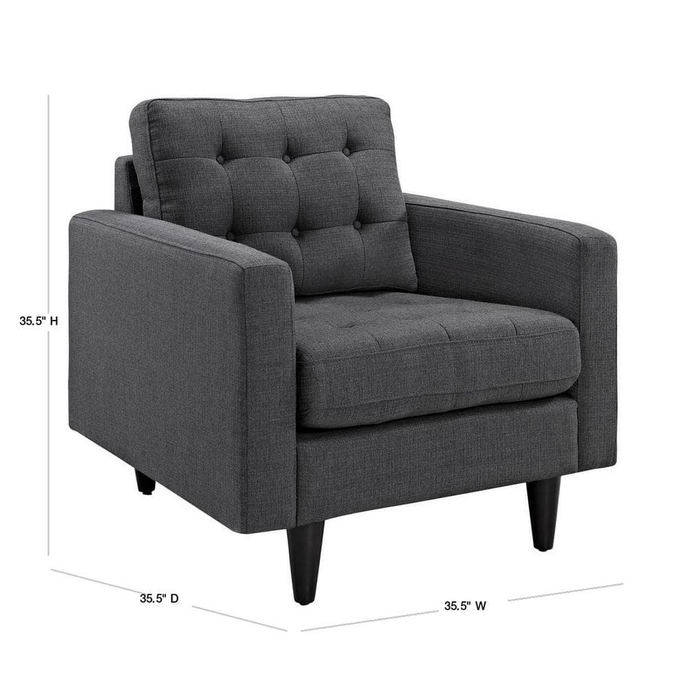 Empress Upholstered Armchair EEI-1013-DOR