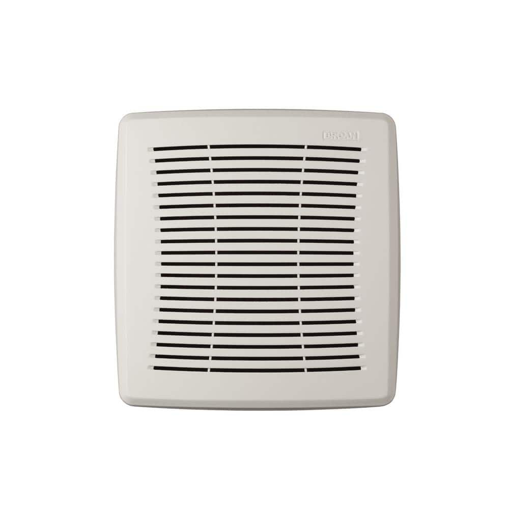 Broan-NuTone FGR101 Replacement Square Bathroom Ventilation Exhaust Fan Grille Cover, White