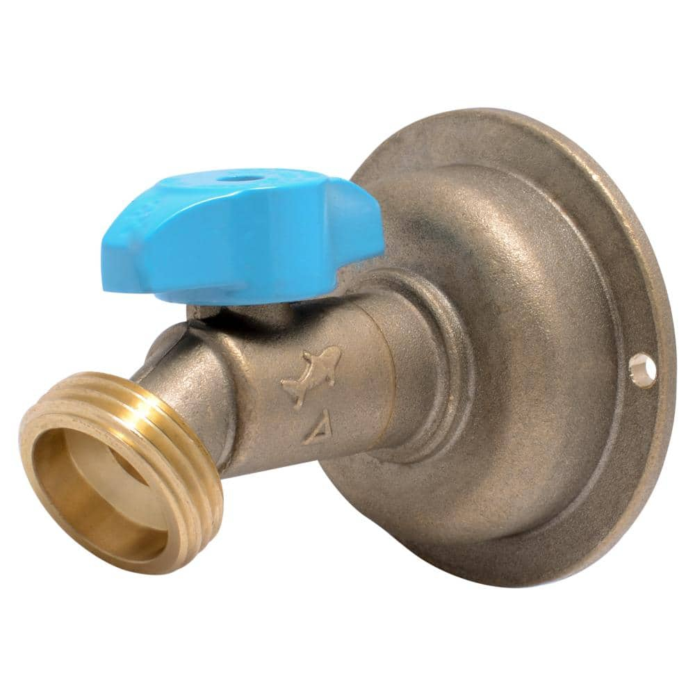SharkBite No Kink 1/2 in. MHT X 3/4 in. MHT Anti-Siphon Brass Hose Bibb