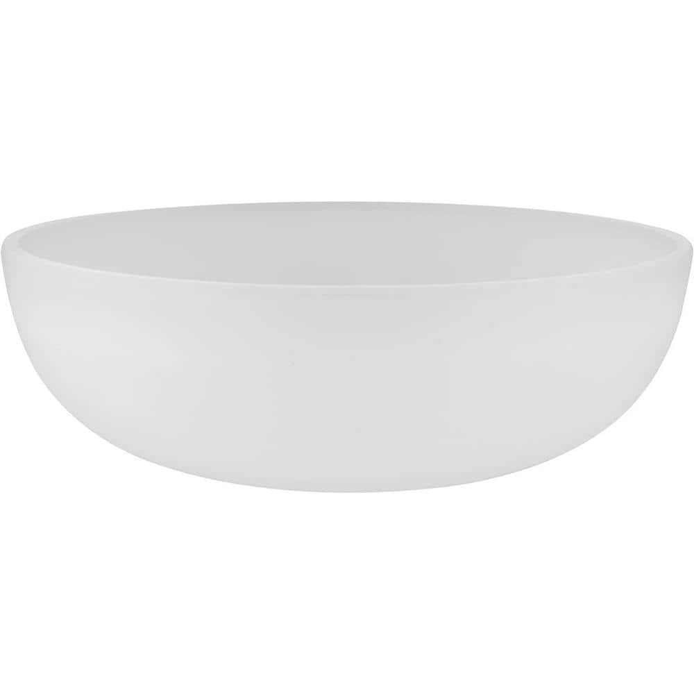 Aspen Creative 23131-11 Frosted Contemporary Replacement Glass Shade for Medium Base Socket Torchiere Lamp, Swag Lamp, Pendant, 1 Light Wall Sconce & Island Fixture, 9-3/4" Diameter x 3-1/4" Height