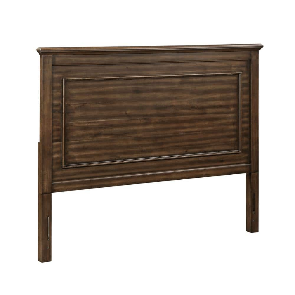 ACME Franklin 4 Pieces Vintage Wood Queen Bed Set in Brushed Walnut