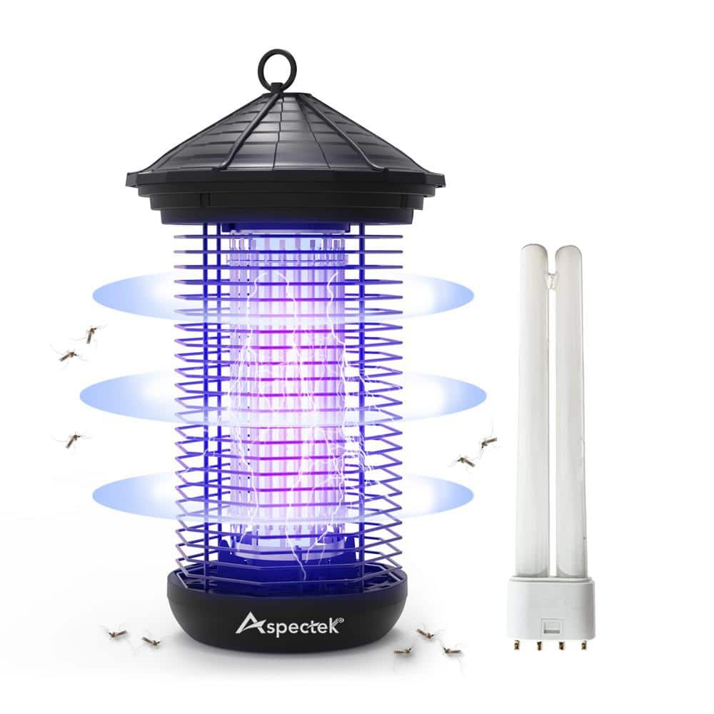 Aspectek 20W Electric Light Bug Zapper and UV Light Fly Killer with Replacement Bulbs for Insects