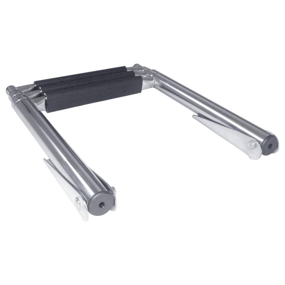 Windline Tdl-3x Over Platform Telescoping 3-step Ladder - Stainless Steel Steps