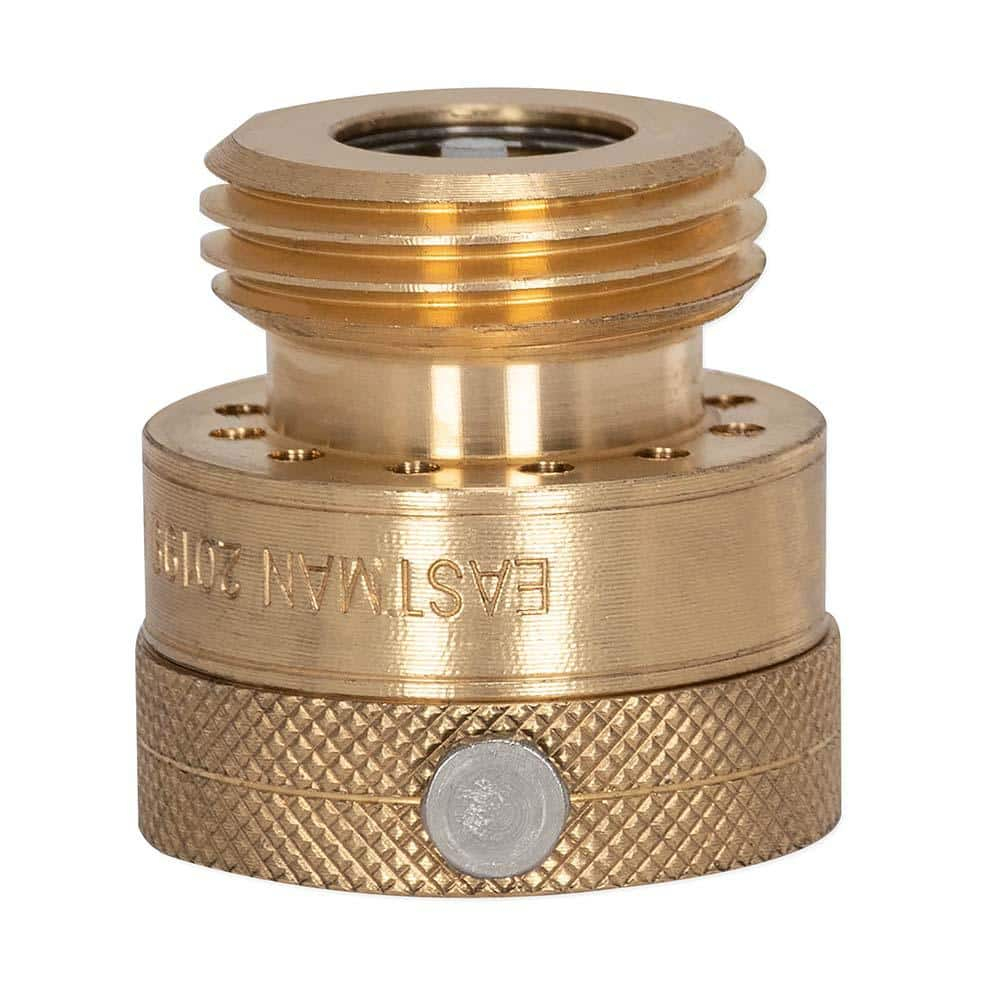 EZ-FLO 20199 Hose Bibb Anti-Siphon Vacuum Breaker Fittings, 3/4 inch FHT x 3/4 inch MHT, Brass