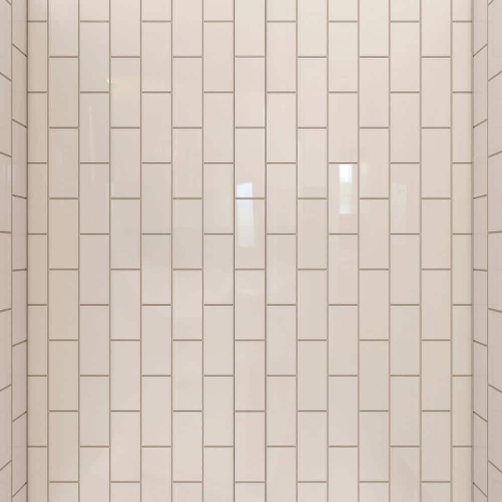 Dreamline Shbw-1541760 Qwall-Vs 41" W X 41" D X 76" H Acrylic Corner Backwall Shower Kit -
