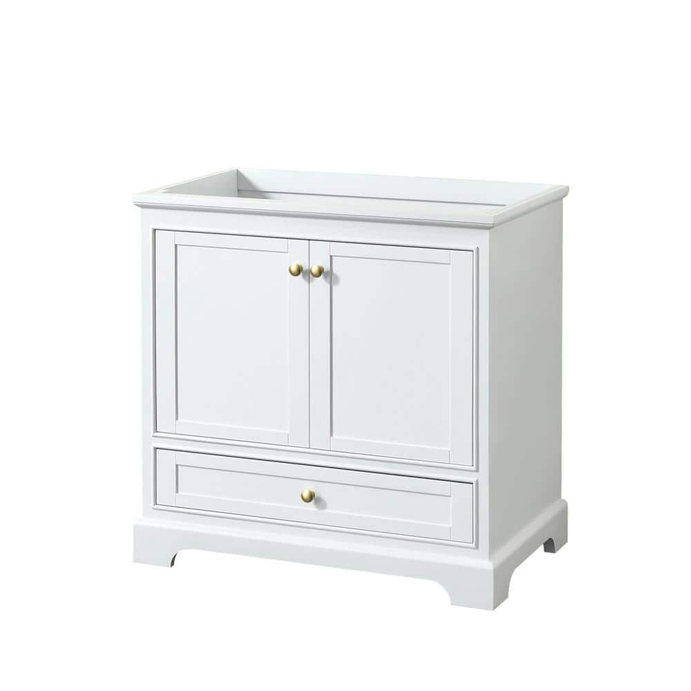 Wyndham Collection Deborah 35" Single Bathroom Vanity Base Only