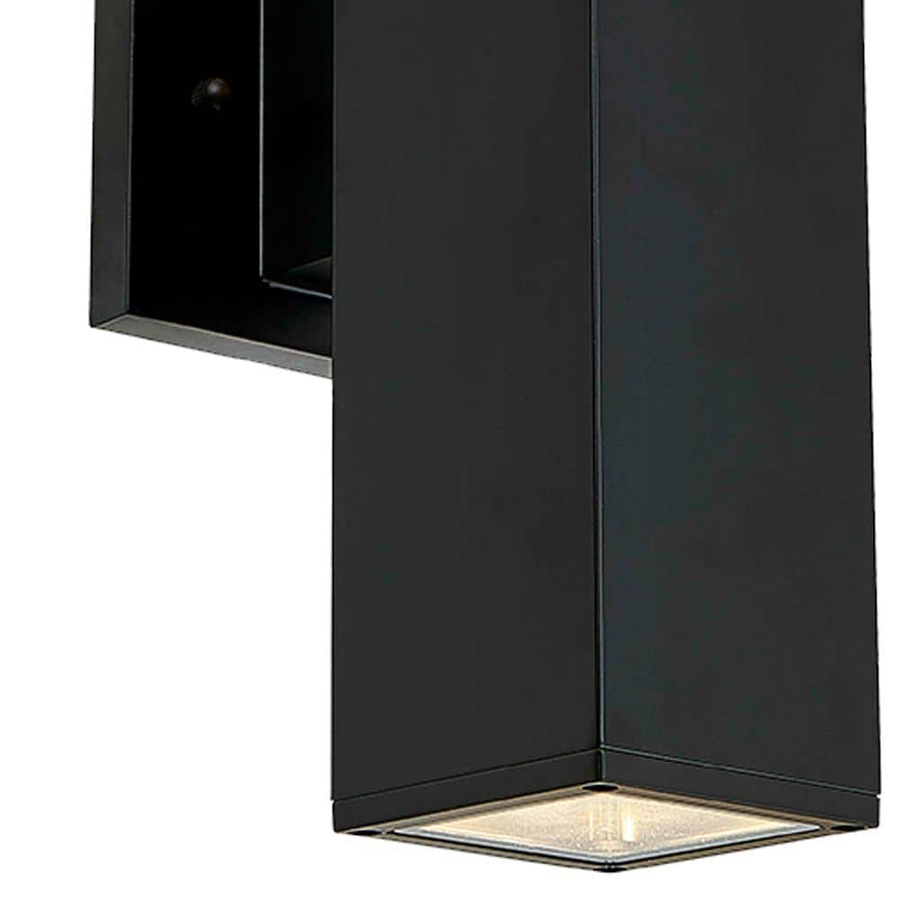 Black Acrylic Cylinder Dimmable LED Wall Sconce