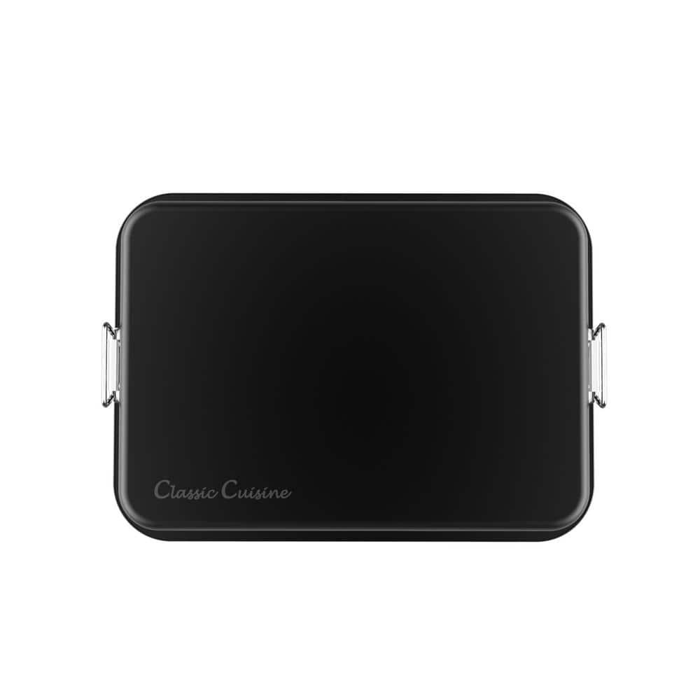 Classic Cuisine Nonstick Oven Roasting Pan with Flat Rack and Tray