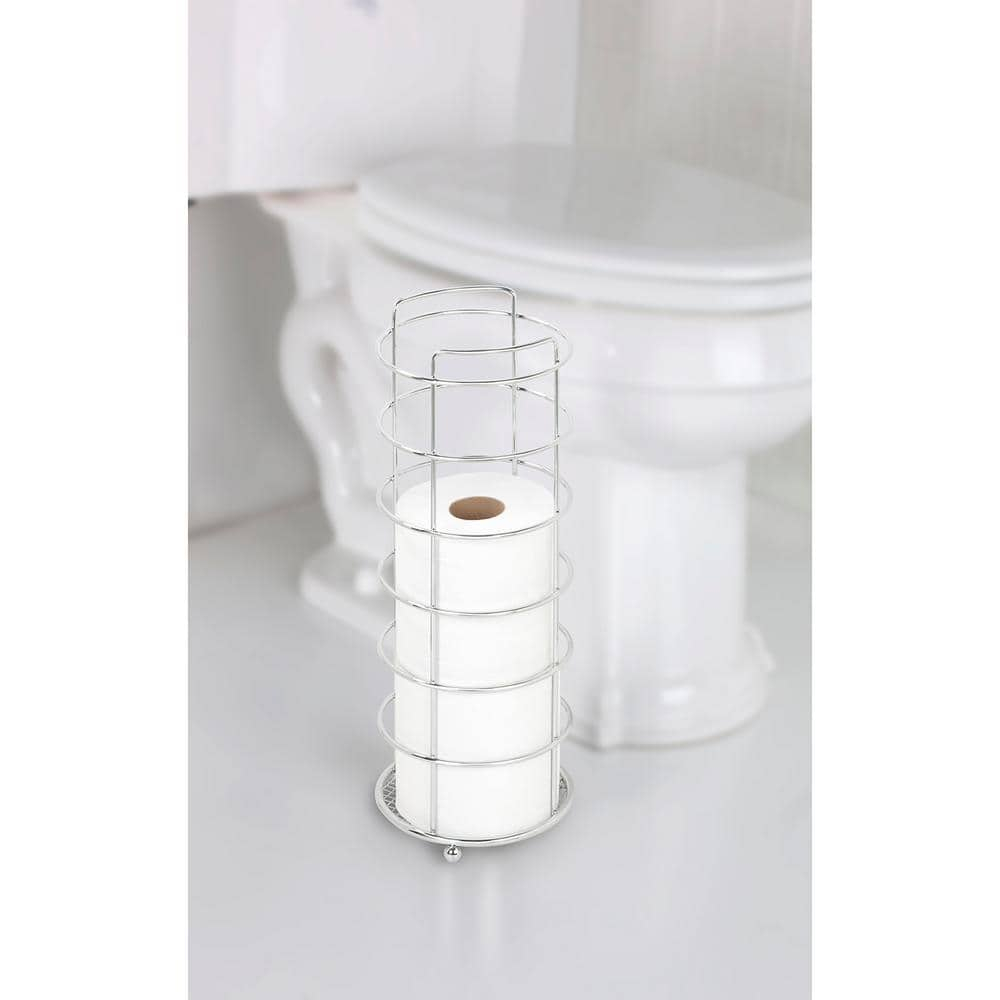 Freestanding Toilet Paper Holder in Chrome