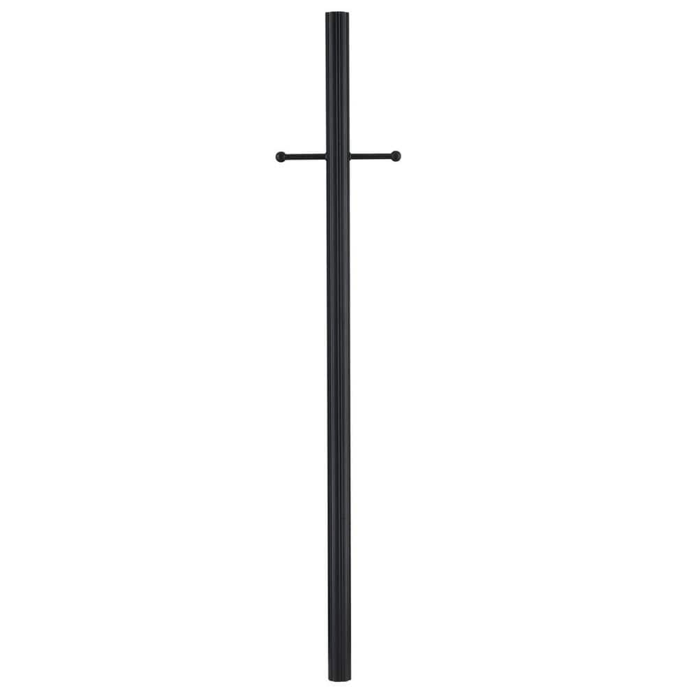 Westinghouse Lighting 6123400 Exterior Light Fixture Post with Ladder Rest, Textured Black