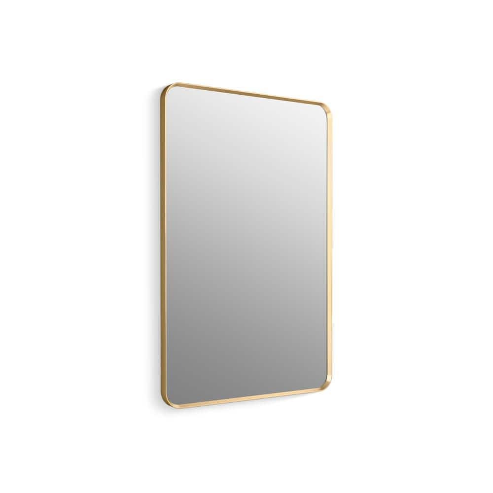 KOHLER Essential Rectangular Wall Mirror, Bathroom / Vanity Mirror with Frame